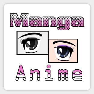 Manga Anime Eyes Sticker